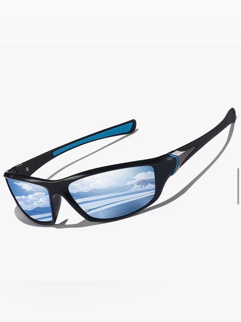 Icy Blue Reflective Sunglasses - New!